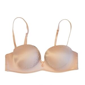 Victoria's Secret Rhinestone Pink Pushup Bra 36B
